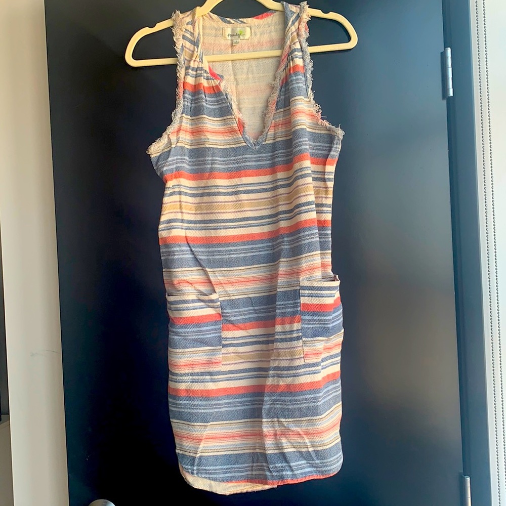 Nordstrom Stripped Dress w Pockets.